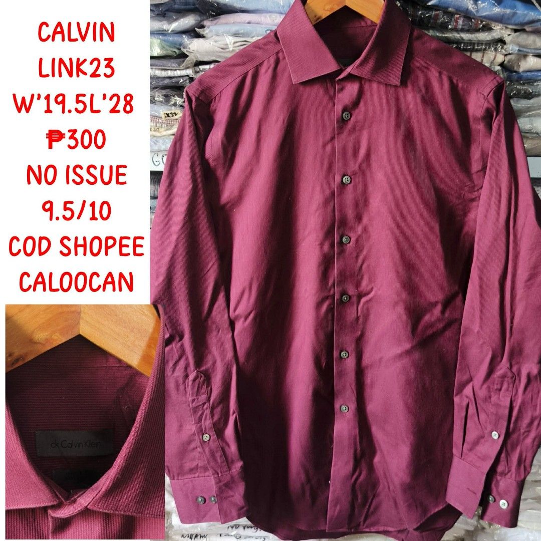 Mens polo longsleeve (Category: Formal Shirts) located in Manila. Submitted by ukayukayma98752 (Listing ID 1465743167, Image 2). Description: maroon..