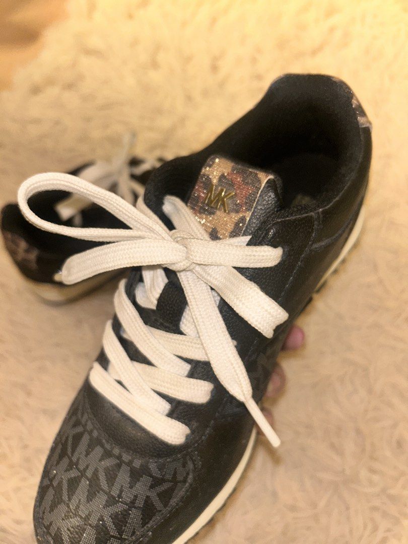 Michael Kors Allie Jogger Trainer (Black/Leopard) EU37 | Authentic (Category: Sneakers) located in Manila. Submitted by kashrain (Listing ID 1465607189, Image 2). Description: Michael Kors Allie Jogger Trainer (Black/Leopard) EU37 | Authentic -Authentic -Used once -Minor signs of use ₱3,500 (negotiable) Loc: Cavite/Metro Manila | Lalamove / J&T / LBC / Meet-up dm for more deets/info! IG: @kash.rain.