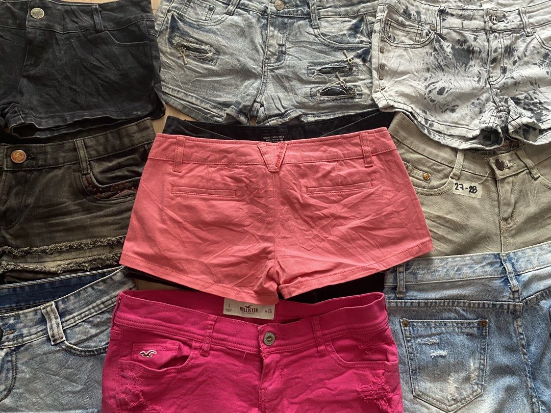 micro low baby pink cute shorts (Category: Shorts) located in Manila. Submitted by lavernsloop (Listing ID 1465637333, Image 2). Description: size 29-30 low rise | lenght 8 inch slight stretch DM FOR MORE DEETS.