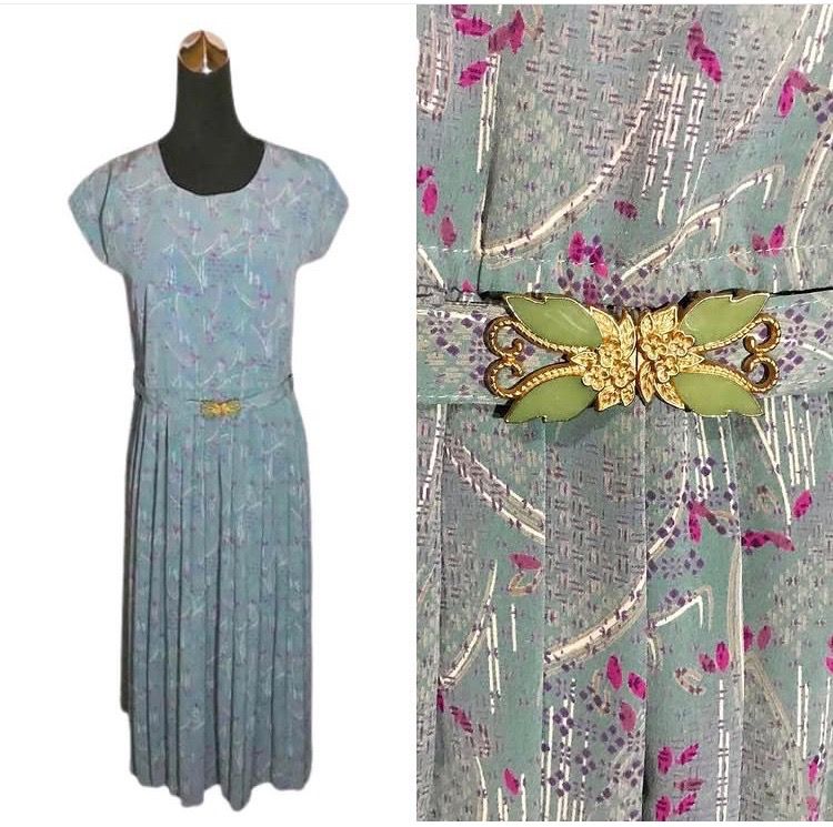 MINT GREEN DRESS (Category: Dresses) located in Marikina City. Submitted by minimalistmanila (Listing ID 1465706850, Image 2). Description: New mint green dress with pleated style and matching belt. Fits small to semi medium. Order now! .