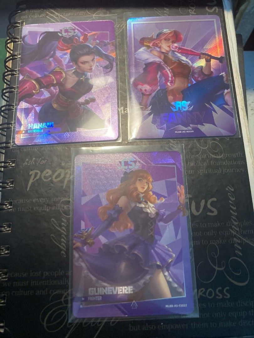 MLBB MANYC Vol. 2 RS and CS (Category: Raw Singles) located in Manila. Submitted by jtoyzandcollectibles (Listing ID 1465644334, Image 3). Description: MLBB MANYC Vol. 2 RS and CS ₱50 EACH Condition: All cards are sleeved and in good condition. ‼️ We only ship every Sunday & Monday night ‼️ 📌 Buyer shoulders shipping fee 📍 Cainta Rizal 💸 GCash only 🛵 Lalamove/JNT/LBC 💬 Send a message if you're interested!.
