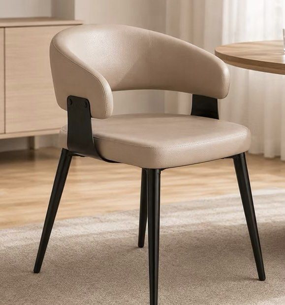 Modern Chair (Category: Chairs) located in Quezon City. Submitted by SomeThingsMustGo.ph (Listing ID 1465633255, Image 1). Description: Brand New Modern Chair for Dining, Vanity, Cafe Quality leather with comfortable foam and carbon steel base ₱2,500 each 📍Novaliches, Qc.