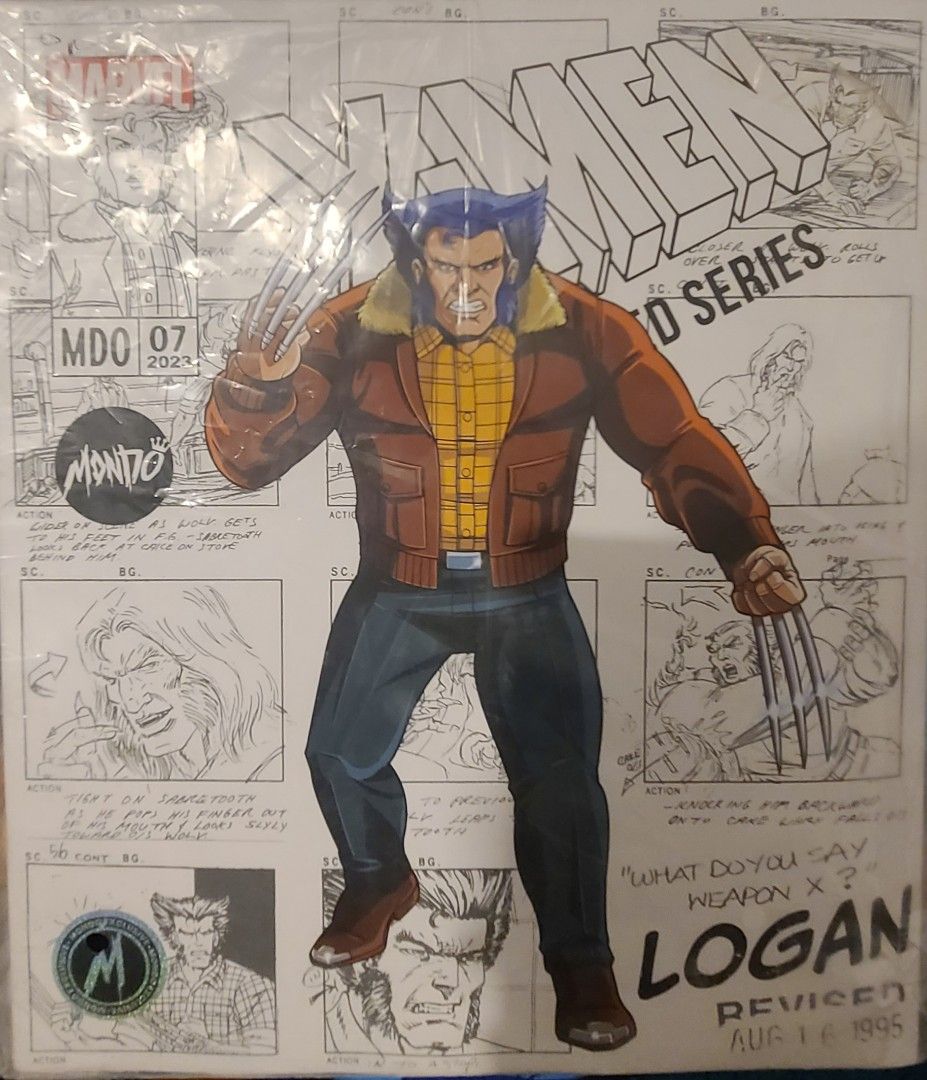 Mondo Xmen Logan 1/6 Figure (Category: Action & Battle Toys) located in Manila. Submitted by sofycetoys (Listing ID 1465606347, Image 2). Description: FOR SALE: Mondo Xmen Logan 1/6 Figure Price: 10999 Issues: None Condition: MIB 📍: Caloocan 🚚 : Lalamove/JNT/LBC 💵: Gcash/BPI.
