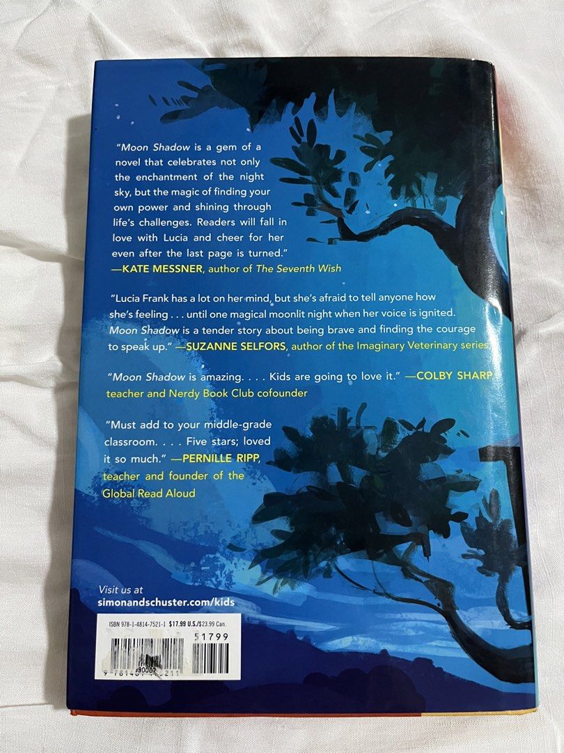 MOON SHADOW by ERIN DOWNING (Category: Storybooks) located in Cavite. Submitted by thaliaprlvd (Listing ID 1465678858, Image 2). Description: Hard Cover. .