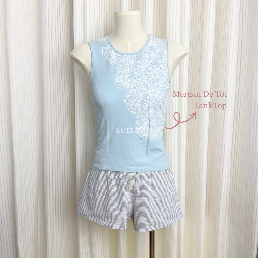Morgan De Toi Tank Top (Category: Sleeveless) located in Subic. Submitted by serra. (Listing ID 1465741623, Image 1). Description: 🎀Washed & ready to wear! 📍Subic, Zambales 💵Payment first via gcash 📦Shipping nationwide via J&T.