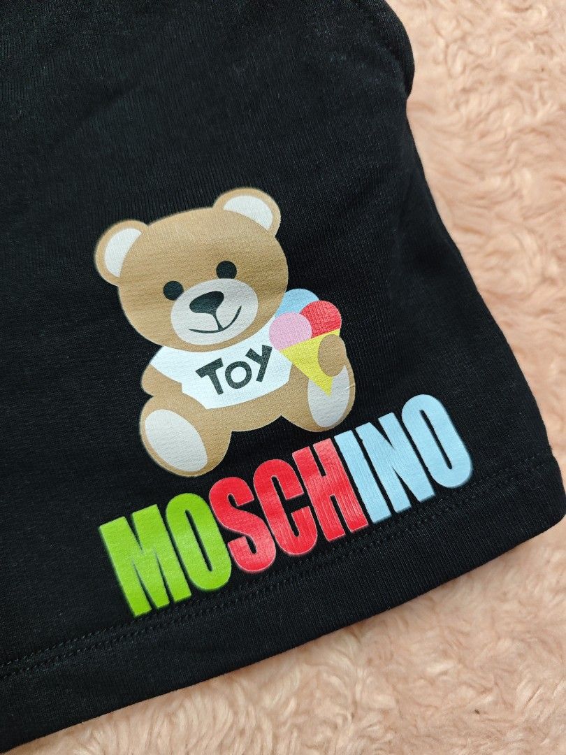 Moschino Kids Shorts (Category: Babies & Kids Fashion) located in Imus. Submitted by eykc01 (Listing ID 1465741322, Image 2). Description: Like New 10yo on tag Waist: 20-26" Length: 11".