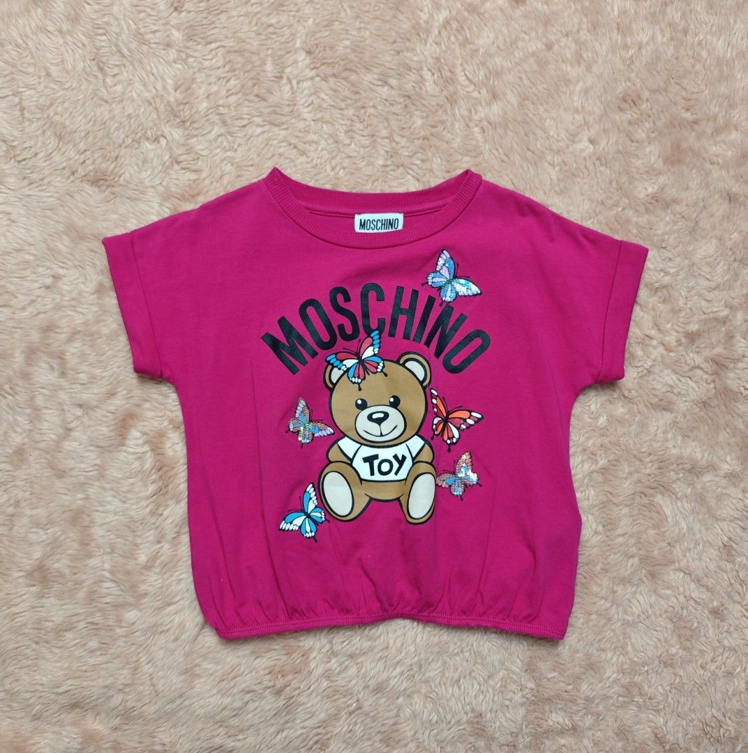 Moschino Kids Top (Category: Babies & Kids Fashion) located in Imus. Submitted by eykc01 (Listing ID 1465740991, Image 1). Description: Like New 4-5yo.