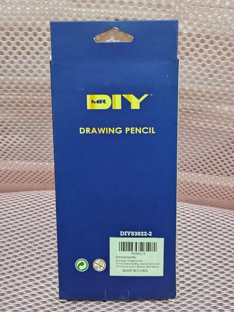 MR. DIY Drawing Pencil Set 12 PCS (Category: Stationery & School Supplies) located in Bulacan. Submitted by _luffytaro (Listing ID 1465630108, Image 2). Description: - Brand: MR. DIY - Model: DIY83022-2 - Quantity: 12 pieces total - Grades: Ranges from 5H to 5B - Ideal for: Sketching, shading, and school art projects - Condition: Unused in original packaging box mop: gcash/gotyme mod: j&t.