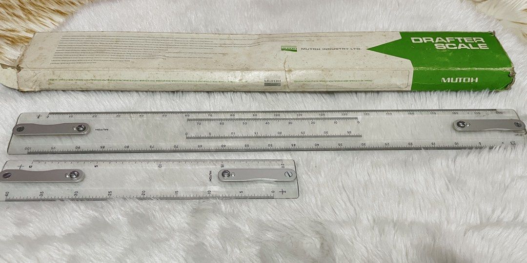MUTOH Drafting Scale Set of 2 (Category: Craft Supplies & Tools) located in Quezon City. Submitted by sissymissy1527 (Listing ID 1465729373, Image 1). Description: .