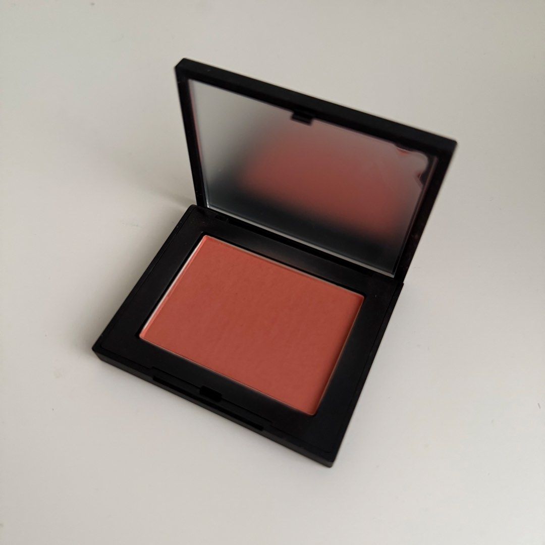 NARS Blush in Amour (Category: Makeup) located in Quezon City. Submitted by 0ffTheRack (Listing ID 1465611611, Image 2). Description: - Shade: Amour (Matte peach-pink) - Size: Net wt. 0.17 oz / 4.8 g (Full Size) - Like new - Bought from Nars Robinsons Magnolia - Rfs: too peach for my liking.