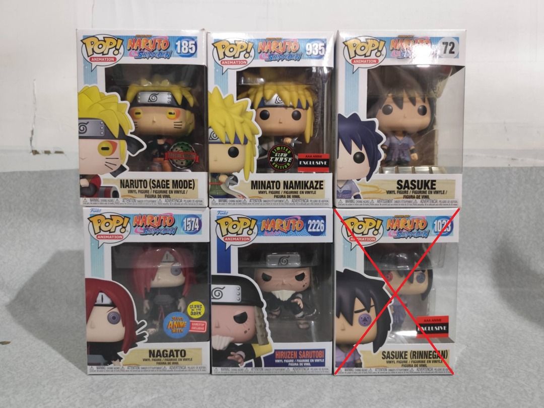 NARUTO FUNKO (Category: Figurines & Statues) located in Quezon City. Submitted by foxstrat17 (Listing ID 1461490302, Image 1). Description: Naruto Sage Mode 7.5-8/10 - PHP 950.00 Nagato 9/10 - PHP 950.00 Minato Namikaze Chase 8/10 - PHP 1,100.00 Hiruzen 8.5-9.5/10 - PHP 1,000.00 Sasuke 72 8.5/10 - PHP 450.00 Sasuke Rinnegan 8-8.5/10 - SOLD Location: Cubao, Quezon City MOP: Gcash/Maya/Maribank MOD: Lalamove/LBC/Meetup by schedule Add 10 pesos for 