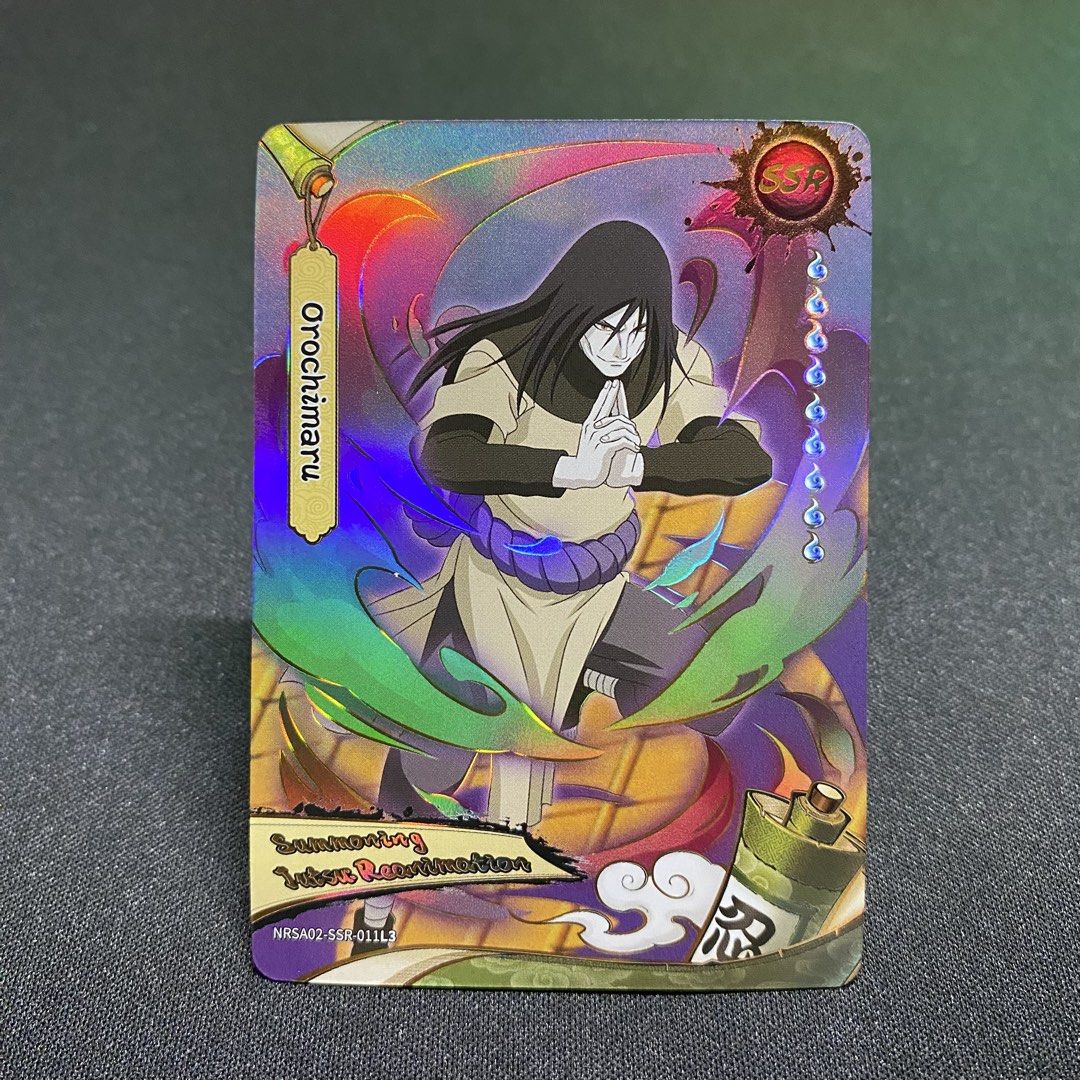 NARUTO KAYOU - OROCHIMARU (SSR) (Category: Raw Singles) located in Taguig. Submitted by secrethideout_official (Listing ID 1465735602, Image 1). Description: Naruto Kayou - Gaara Super Super Rare (SSR) ✅ firm price ✅ ignoring LP inquiry Location: Taguig📍 Shipping: J&T | LBC | Lalamove Payment: Gcash | Bank Transfer.