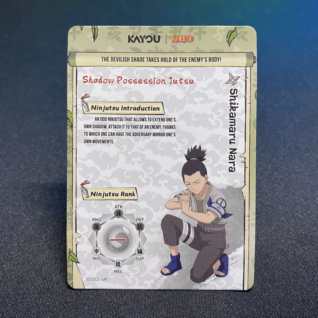NARUTO KAYOU - SHIKAMARU NARA (SSR) (Category: Raw Singles) located in Taguig. Submitted by secrethideout_official (Listing ID 1465734880, Image 2). Description: Naruto Kayou - Shikamaru Nara Super Super Rare (SSR) ✅ firm price ✅ ignoring LP inquiry Location: Taguig📍 Shipping: J&T | LBC | Lalamove Payment: Gcash | Bank Transfer.