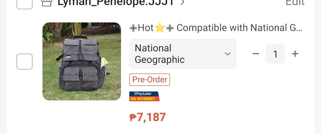 National Geographic camera Backpack (Category: Backpacks) located in Baguio. Submitted by ozara.06 (Listing ID 1465699056, Image 2). Description: National Geographic camera backpack Excellent condition Almost new With laptop compartment Water repellent 2500.