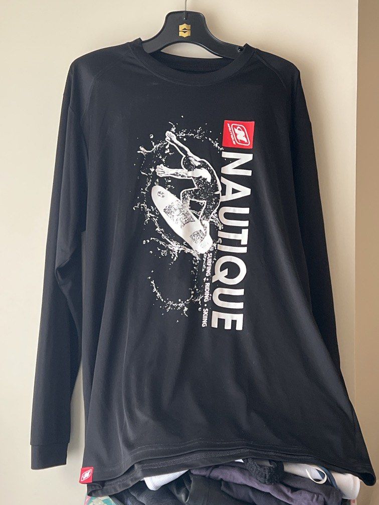 Nautique black rash guard (Category: Activewear) located in Pasig City. Submitted by sandace (Listing ID 1465598944, Image 1). Description: Authentic .