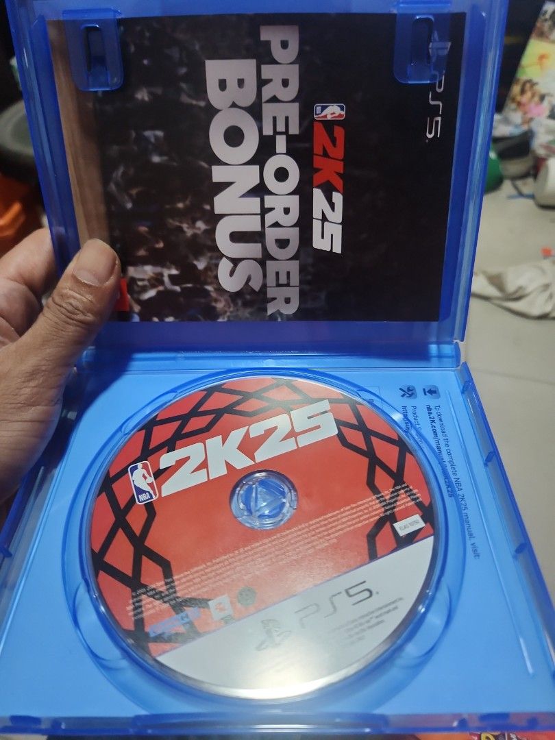 NBA 2K25 PS5 Game Disc (Category: PlayStation) located in Quezon City. Submitted by gwift (Listing ID 1465609460, Image 2). Description: selling playstation 5 game price based on gameye app or ebay sold listings. x55 tested working check other rare games posted. prices are subject to change on the day the game is to be paid due to price fluctuation..