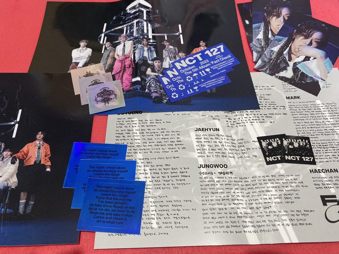 NCT 127 Fact Check Album (Category: K-Wave Merchandise) located in Naga. Submitted by thee.clutter.er (Listing ID 1465648054, Image 2). Description: wts lfb ph nct 127 fact check johnny taeyong yuta doyoung jaehyun jungwoo mark haechan unsealed album with inclusions selling for 170 php each!.