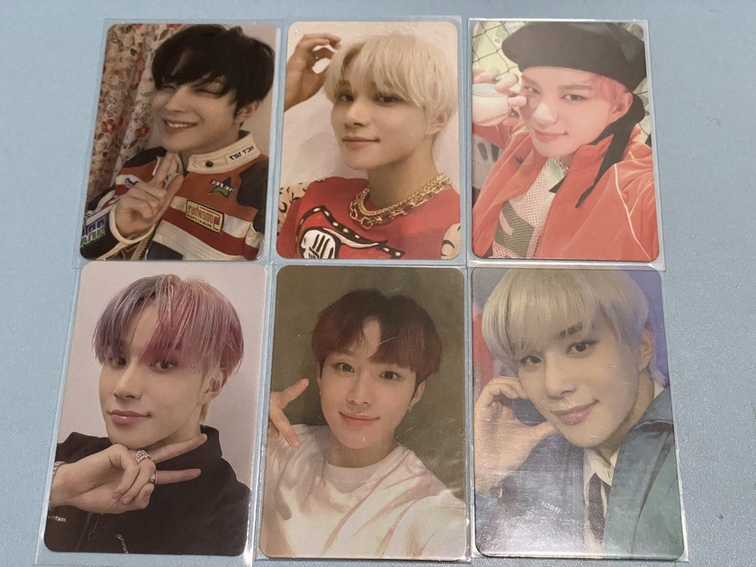 NCT Jungwoo Photocard Collection (Category: K-Wave Merchandise) located in Imus. Submitted by daluyong9302 (Listing ID 1465758868, Image 1). Description: - Official NCT Jungwoo photocards - 100 ea except tehet 350 - Features various eras including baseball beret & blonde hair concepts - Condition: Clean edges, no major bends or creases - Protection: Stored safely in individual sleeves.