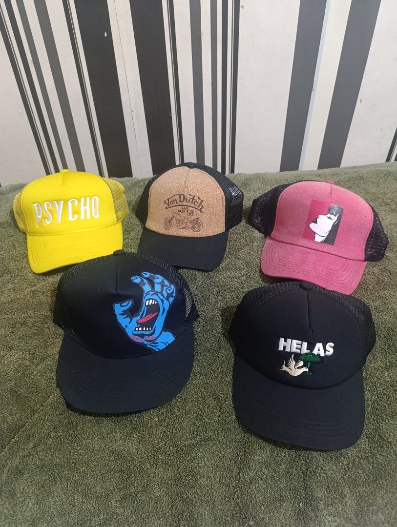 Net cap🧢 (Category: Caps & Hats) located in Manila. Submitted by mnla.thriftshop (Listing ID 1465621535, Image 1). Description: 300-350 EACH GET 4 FOR 1K.