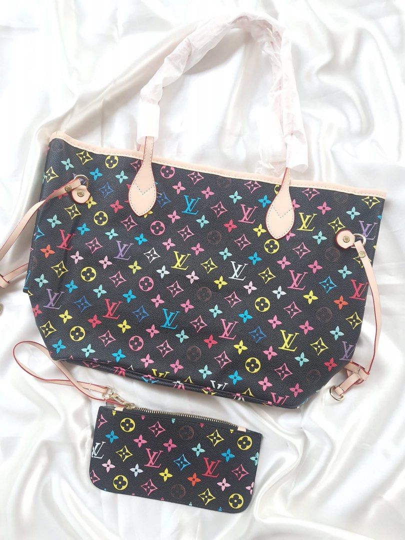 Neverfull Multicolor Tote (Category: Tote Bags) located in Paranaque City. Submitted by shopshineph (Listing ID 1465588567, Image 1). Description: Original price PHP 15,000 Sale price PHP 9,500.