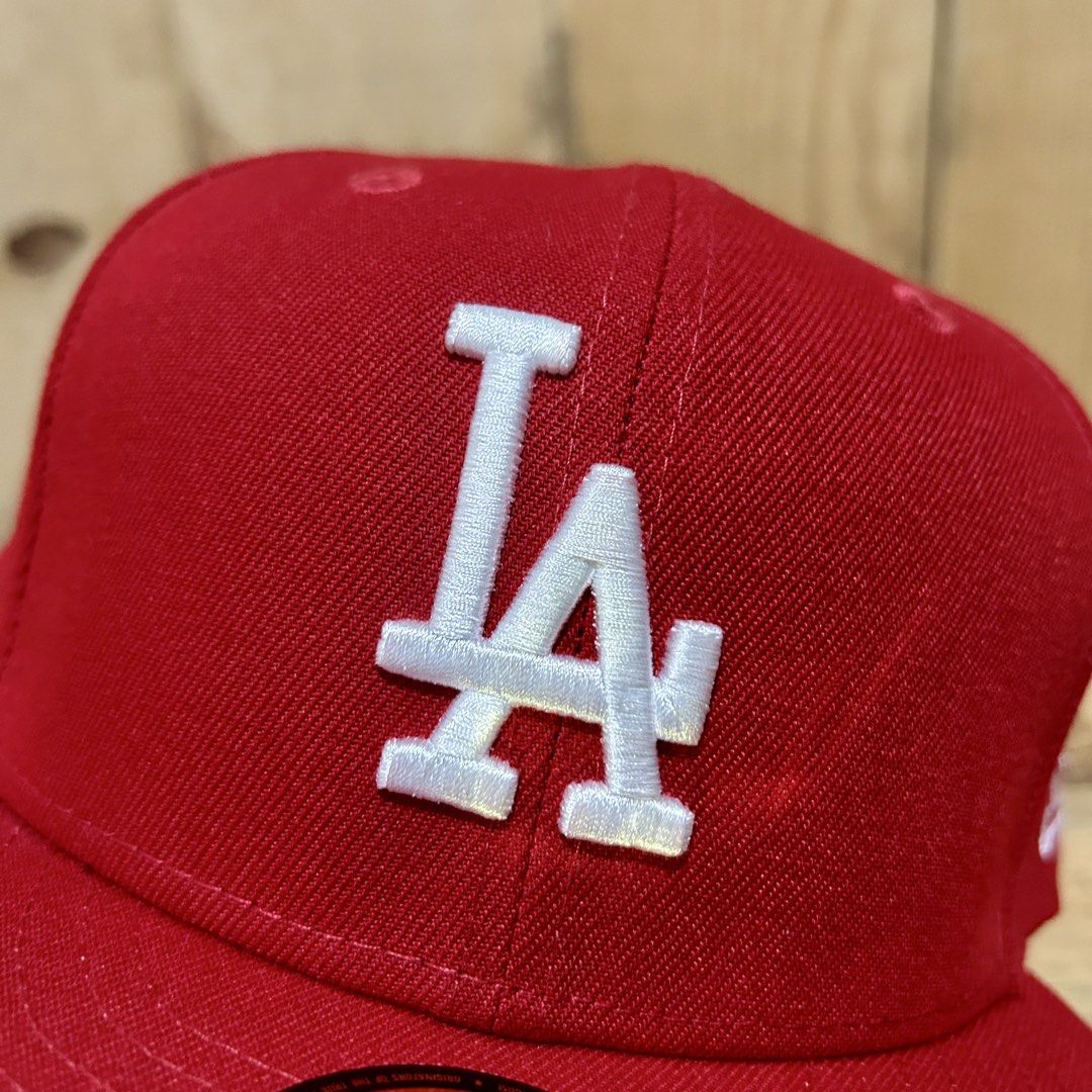 New Era Los Angeles Dodgers MLB 59FIFTY Cap (Category: Caps & Hats) located in Plaridel. Submitted by hatsandthreadsco. (Listing ID 1465710840, Image 2). Description: Plaridel Bulacan loc Detailed pictures posted 1850 each only Authentic and Bnew with stickers Scarlet Red | Size 7 3/8 .