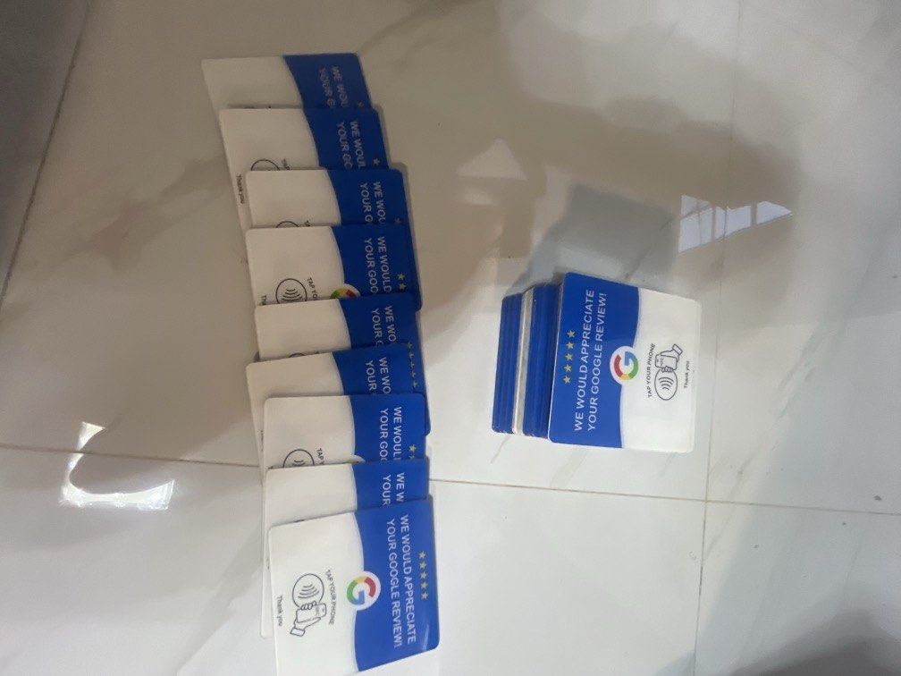 NFC GOOGLE REVIEW CARD (Category: Software) located in Bulacan. Submitted by gabrieltimoy (Listing ID 1465594048, Image 1). Description: Google Review NFC Card - Tap to Leave a Review Make it easier for your customers to leave a Google Review! With our Google Review NFC Card, customers simply tap their NFC-enabled phone on the card and they’ll be directed straight to your business’s Google Review page. No searching. No typing. Just tap and ileave