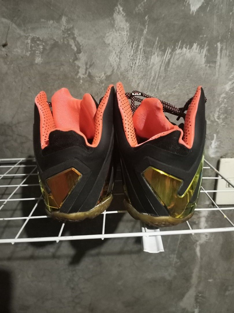 Nike Lebron 11 Elite Black Gold (Category: Sneakers) located in Mabalacat. Submitted by hasashoe (Listing ID 1465678818, Image 3). Description: SIZE ON PIC EXCELLENT CONDITION READY TO WEAR GOOD WORKING PERFORMANCE.