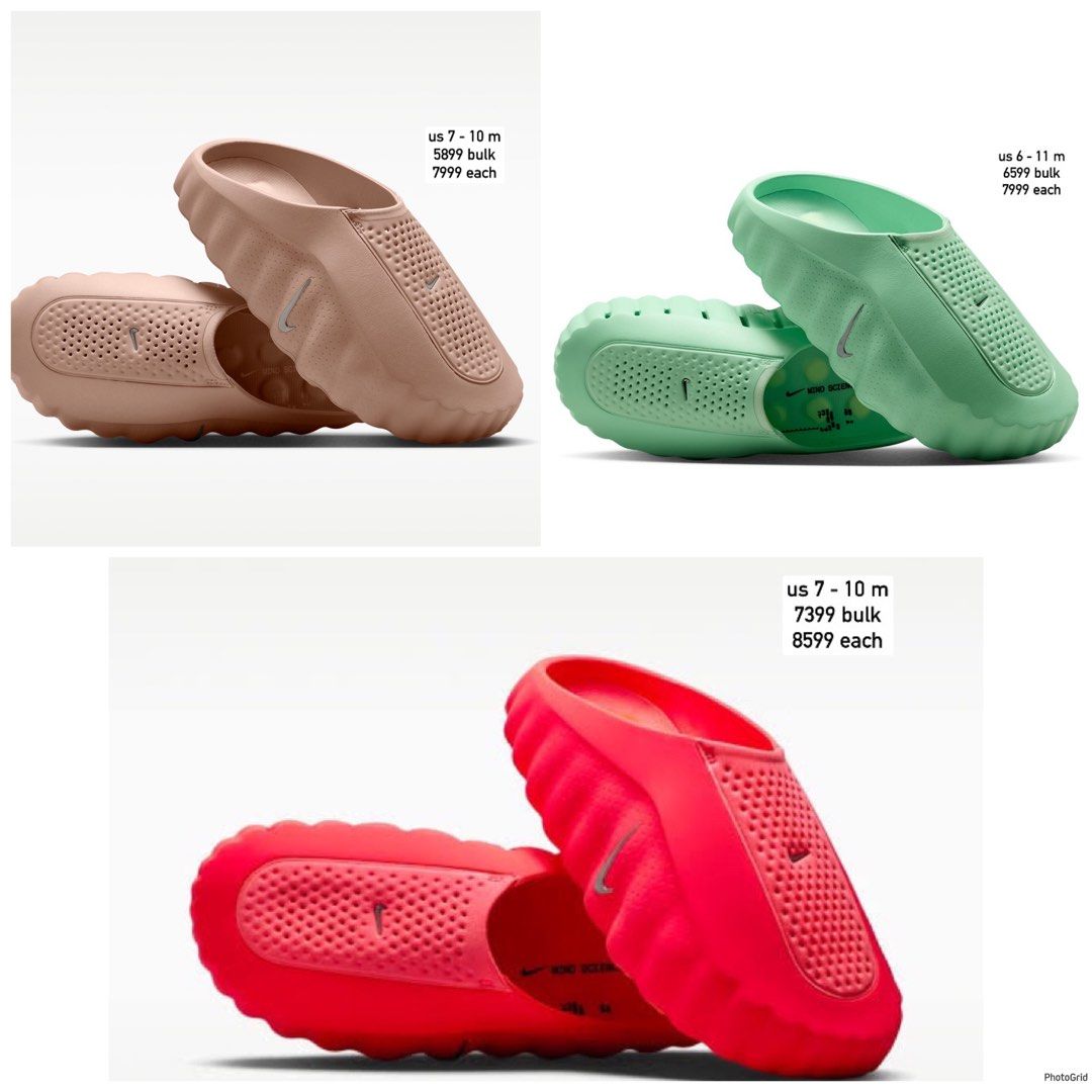 Nike Mind 001 Mules (Category: Slippers & Slides) located in Caloocan City. Submitted by clicknshop2nd (Listing ID 1465618101, Image 1). Description: Preorder (ETA 1 - 2 Weeks) DP Required Nike Mind 001 Mules 7999 - 8599 Each See Photos For Details Guaranteed 💯% Authentic/Original Moneyback Guarantee If Proven Fake Ship Via JRS/J&T/Lalamove DM Us For Inquiries ❌ No Reservation | No Swap ❌ NO COD | NO COP ❌ No Return No Exchange Policy ❌ No Rush 