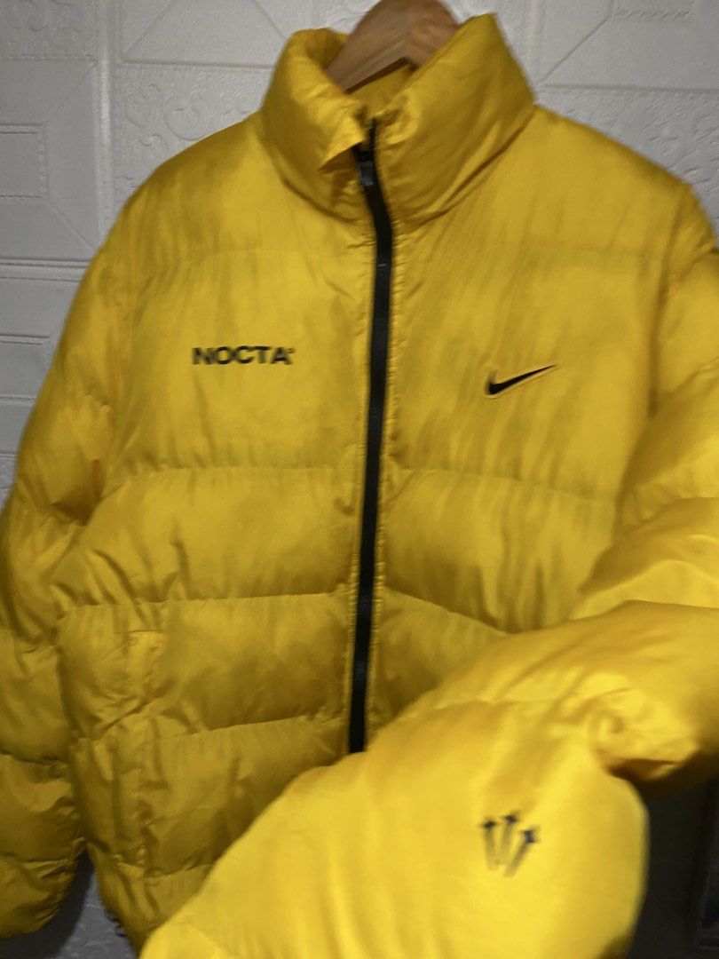 nike nocta x drake puffer jacket (Category: Coats, Jackets and Outerwear) located in Baguio. Submitted by stickygarments (Listing ID 1465650065, Image 3). Description: nike x drake nocta puffer jacket condition:verygood need wash large dimes:24x28 .