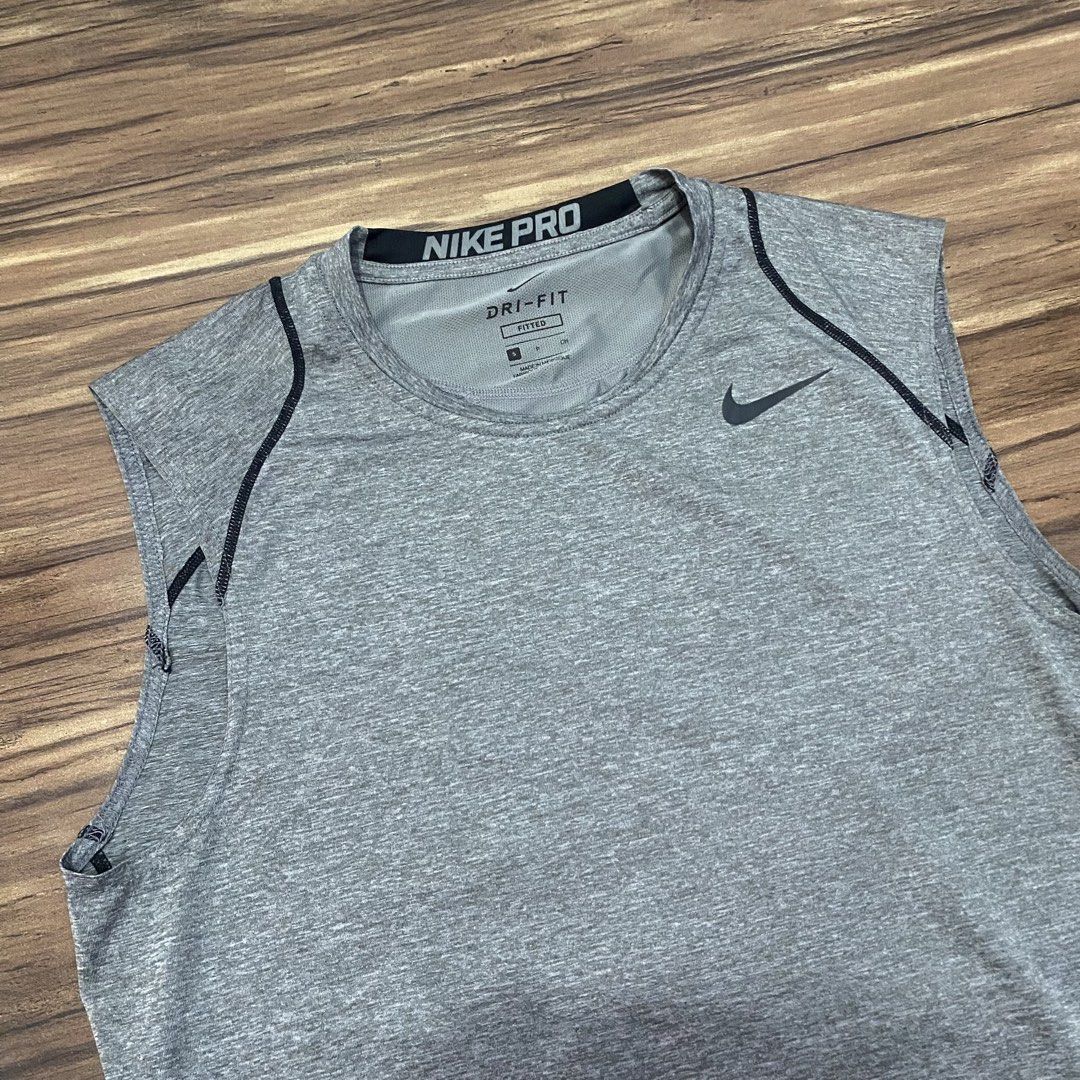 Nike Pro Sleeveless (Category: Activewear) located in Cebu City. Submitted by accurate.curations.ceb (Listing ID 1465705171, Image 2). Description: Nike Pro Sleeveless Excellent Condition COLOR RATE: 9.5/10 Issues: None Small Measurements: Width: 19 inches Length: 28 inches Price + Sf 📍Cebu Shipping via J&T NO COD/COP PAYMENT FIRST VIA GCASH OR BANK Unli vouch and VC for legitimacy dm if interested 📩.