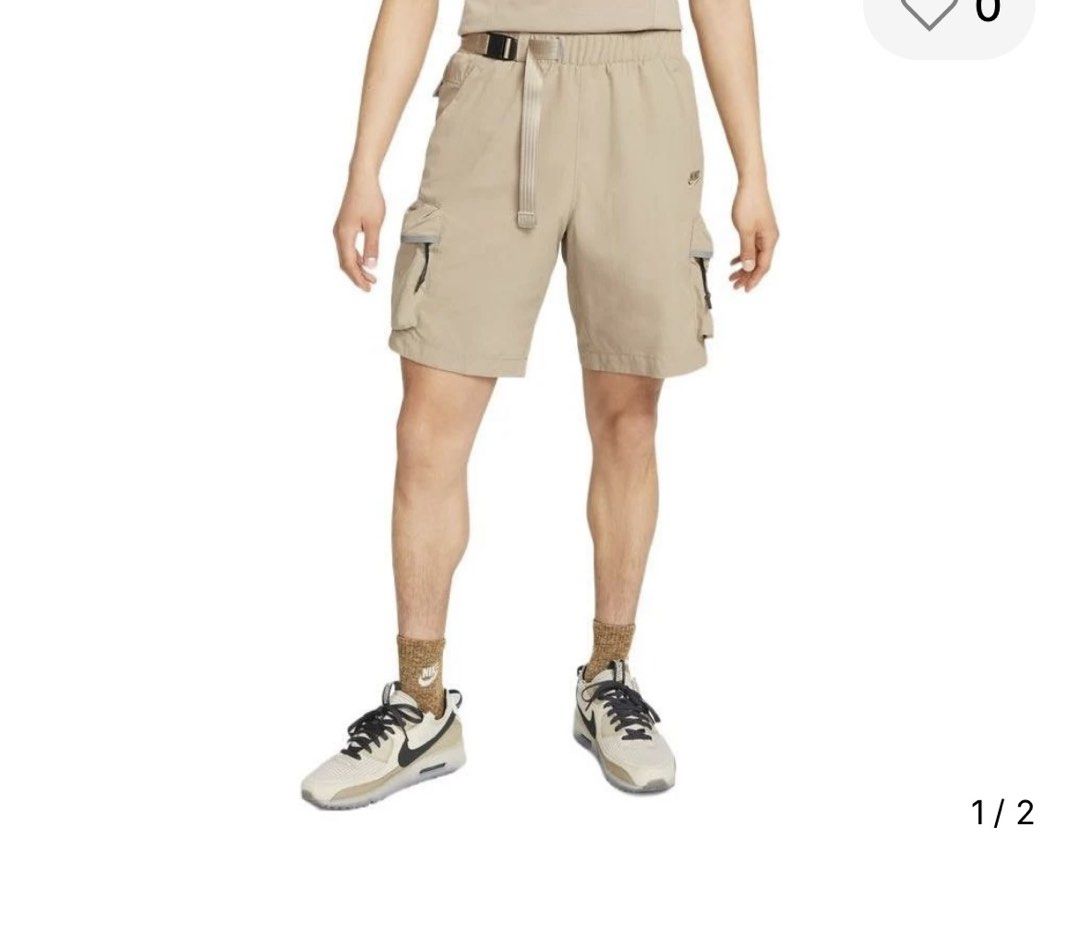 Nike tech pack short (Category: Shorts) located in Lapu Lapu. Submitted by jhonrener41426 (Listing ID 1465634173, Image 2). Description: Nike Men’s Nike Sportswear Tech Pack Solid Color Logo Embroidered Side Elastic Waistband Shorts Khaki Xl on tag Size 30 to 36 Length-18 Leg opening-11.5 Excellent condition Color rate 9.8/10 Authentic Issue none .
