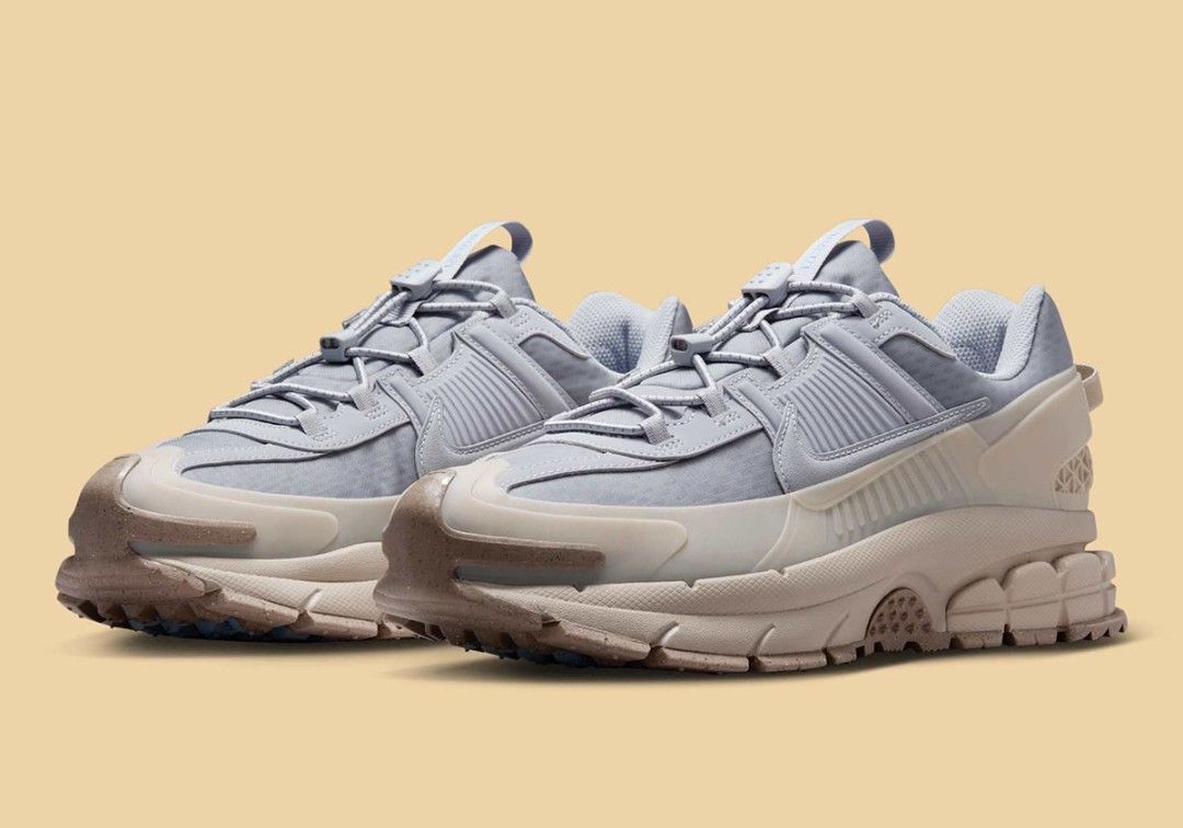 Nike Zoom Vomero Roam Wolf Grey Sand Drift (Category: Sneakers) located in Davao. Submitted by rodrigoani57168 (Listing ID 1465588889, Image 1). Description: - Model: Nike Zoom Vomero Roam - Colorway: Wolf Grey / Sand Drift / Hemp - Style Code: HJ4646-001 - Size: US 9.5 / UK 8.5 / EUR 43 / CM 27.5 - Features: Weatherized design, toggle-lock speed lacing, breathable mesh, protective rubber mudguard, and chunky cushioned midsole - Condition: Clean 