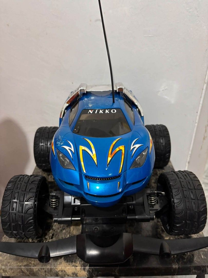 Nikko Morph Nator RC Car with Remote (Category: Remote Control Toys) located in Cavite. Submitted by l1ttlelulu (Listing ID 1465708428, Image 1). Description: Nikko Morph’nator Transforming RC — tested working with remote control — 1/12 scale — converts from a sleek car into high stance monster truck (see comsec for the vid) — wysiwyg as is / battery not included M: 1,680 First to pay basis via Gcash Location: General Trias Cavite MOD: J&T or Lal