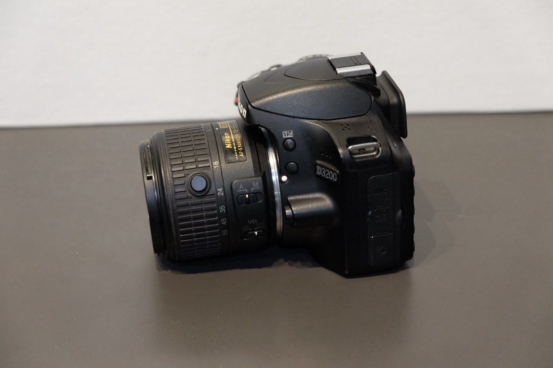 Nikon d3200 with 18-55mm lens (Category: Cameras) located in Manila. Submitted by gadgetcentral (Listing ID 1465759264, Image 2). Description: For sale‼️ Nikon D3200 with 18-55mm lens / 24megapixel Php12,000 Perfect for📸 ➡️Photobooth ➡️Photojournalism Students ➡️Beginners ➡️School Photography ➡️Events & Documentation Condition:🔥 ✅keypad working ✅Autofocus working ✅flash working ✅Quality shots ✅No fungus ✅No vignette ✅💯% Good condition Inclusio