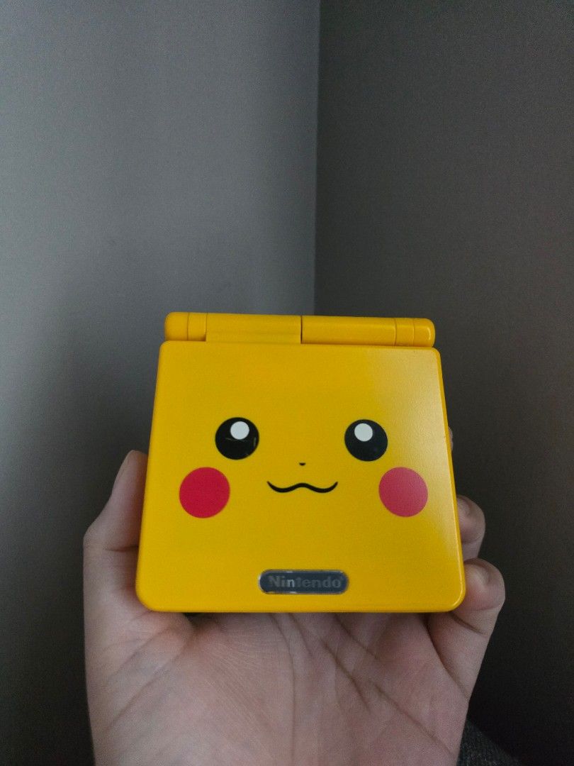 (SOLD) GBA Game Boy Advance SP Pikachu Edition (Category: Nintendo) located in Manila. Submitted by mikust0re (Listing ID 1465647857, Image 3). Description: (UNAVAILABLE).