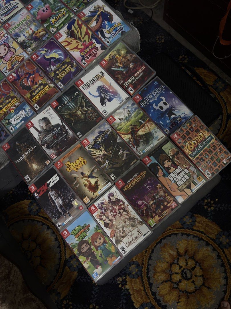 Nintendo Switch 1 & 2 Games, Accessories (Category: Nintendo) located in Cavite. Submitted by xsavier88 (Listing ID 1465632303, Image 3). Description: 🌟For sale! Nintendo Switch 1 & 2 Games & Accessories 🌟Accessories: Sandisk A1 Ultra 256GB Memory Card - 2,200 Red & Blue Joycons - 1,800 🌟Nintendo Switch 2 Games: Madden 26 - 2,500 Mario Kart World Brandnew - 2,800 Mario Kart World - 2,300 Hades 2 (Unused Code) - 2,300 Wild Hearts S - 1,500 Dyna