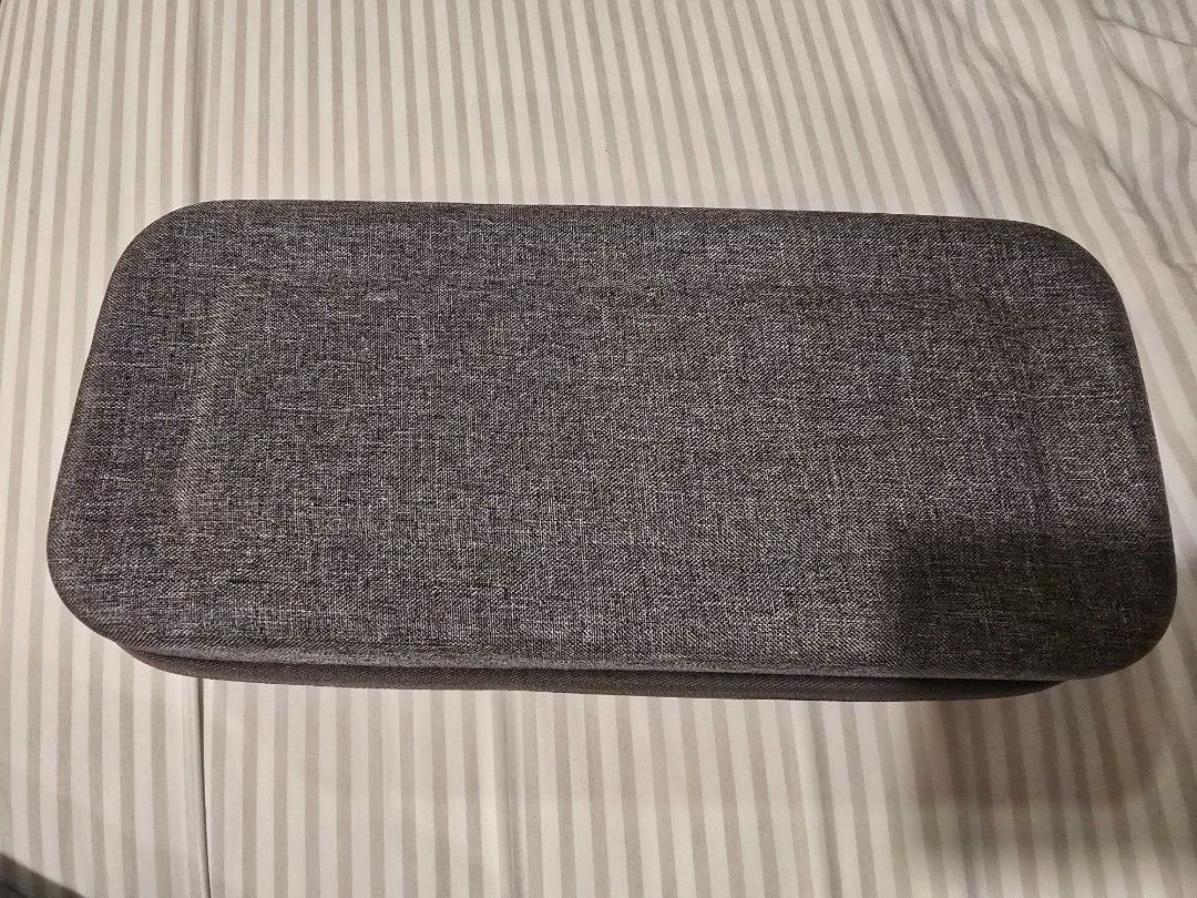 Nintendo Switch 1 V1 Carry Case (Category: Cases & Covers) located in Baguio. Submitted by joccsells (Listing ID 1465619639, Image 1). Description: for Nintendo Switch V1 - Color: Dark grey textured fabric - Hard shell exterior with soft black interior lining to prevent scratches - Built-in divider flap with multiple elastic game card slots - Mesh zipper pocket inside the top lid for cables and small accessories - Secure dual zipper closure for s