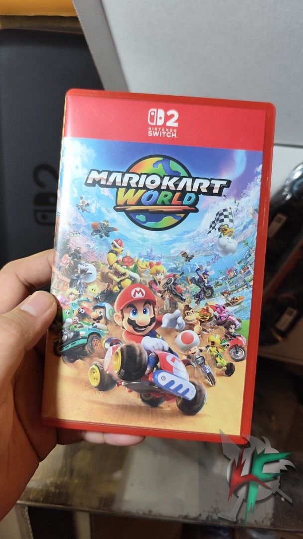Nintendo Switch 2 "Mario Kart World Bundle" with free Digital Games (Authentic) (Category: Nintendo) located in Taguig. Submitted by love.figures.toy.shop (Listing ID 1465681821, Image 3). Description: Nintendo Switch 2 "Mario Kart World Bundle" Authentic Nintendo Product Complete Set with Box, No Issue Includes: - Unit Complete Set & Box - Travel Bag for Nintendo Switch 2 - Protective Crystal Case - Travel Hard pouch (Skull & Co.) Games: - Mario