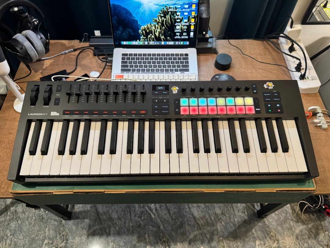 Novation Launchkey 49 MIDI Keyboard Controller (Category: Musical Instruments) located in Caloocan City. Submitted by yuranet (Listing ID 1465602083, Image 1). Description: Novation Launchkey 49 MK4. I’ve literally only used it a couple of times, so it is in absolute pristine, out-of-the-box condition! It's an amazingly powerful MIDI keyboard that integrates seamlessly with almost any DAW. Key Specs & Features: Keybed: 49 semi-weighted, waterfall
