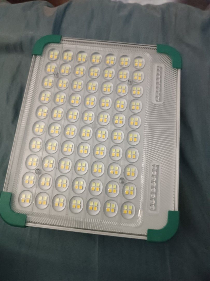 NSS NS-6693 Solar LED Light 120W (Category: Lighting) located in Manila. Submitted by sweetiepie_0127 (Listing ID 1465694472, Image 2). Description: - Brand new & unopened box: NSS Solar LED Light (Model: NS-6693) - Powerful performance: 120W rated output with 4800mAh battery capacity - Versatile lighting: 5 strong light modes and 10 flash light modes - Dual charging: Conveniently charges via solar panel or USB - Extra feature: Doubles as a power
