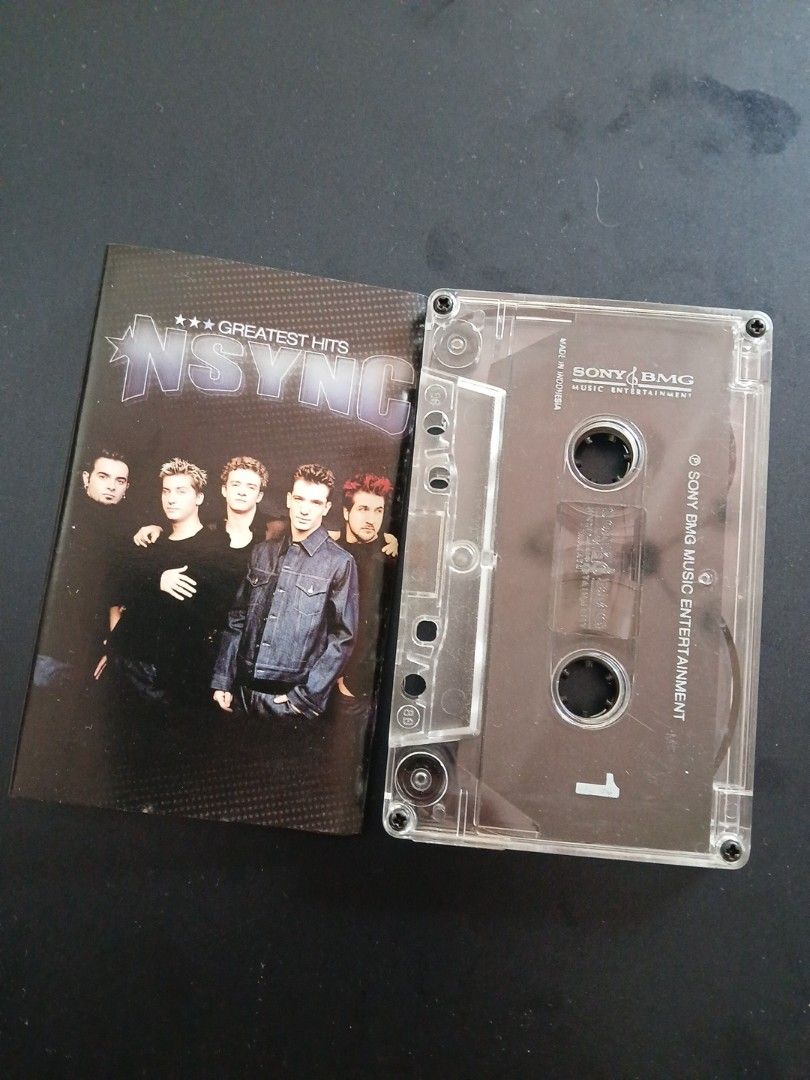 *NSYNC Greatest Hits Cassette Tape Sony BMG (Category: CDs & DVDs) located in Pili. Submitted by marktoraldo (Listing ID 1465618114, Image 1). Description: like new. 500 php. fixed price. add sf Gcash mop. ty admin.