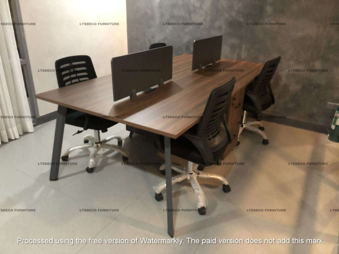 OFFICE TABLE WITH PANEL OFFICE PARTITION (Category: Office Furniture & Fixtures) located in Quezon City. Submitted by meril.ltsdeco09 (Listing ID 1465601223, Image 1). Description: 📌Please note: Prices shown are for reference only 📌STARTING PRICE: ₱4,500 Actual price may vary depending on size, material, quantity, and specifications. LTSDECO Home and Office Furniture Trading MANUFACTURER • FABRICATOR • SUPPLIER 📲 V i b e r : +63 923 841 8065 H