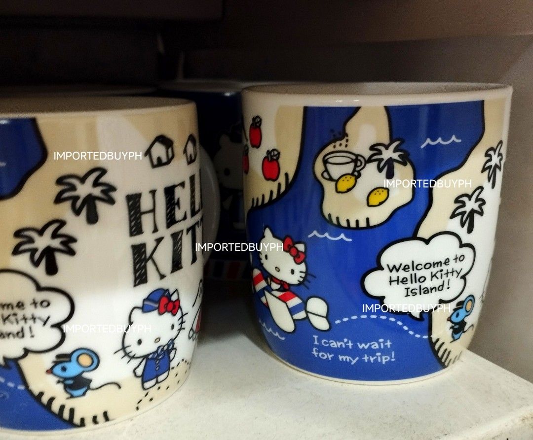 Official Sanrio Hello Kitty Ceramic Microwaveable Cup Mug (Category: Coffee & Tea Tableware) located in Rizal. Submitted by importedbuyph (Listing ID 1465708384, Image 1). Description: 💯 ORIGINAL BRAND NEW OFFICIAL 🎀 450 each No rush delivery 🚚 Payment first for sure buyer only 🫶🏻 More orders will give discount 🫰🏻 No cancellation and no refund 💜.