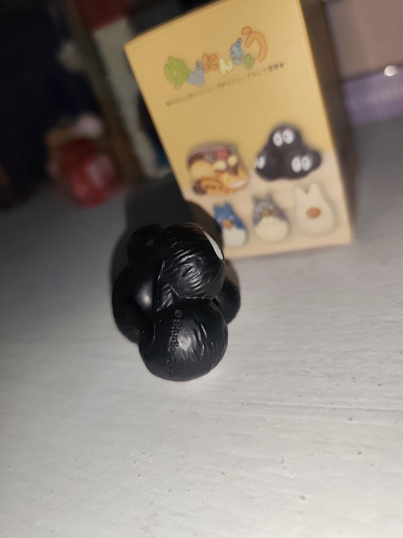 Official Studio Ghibli Totoro Soot Susuwatari Finger Puppet (Category: Designer & Blind Box Toys) located in Dapitan. Submitted by ghibli_dreams (Listing ID 1465758122, Image 2). Description: Official Studio Ghibli Totoro Soot Susuwatari Finger Puppet. with original box and clear studio ghibli marking. MOP - gcash (prio payo) 📍Dapitan City.