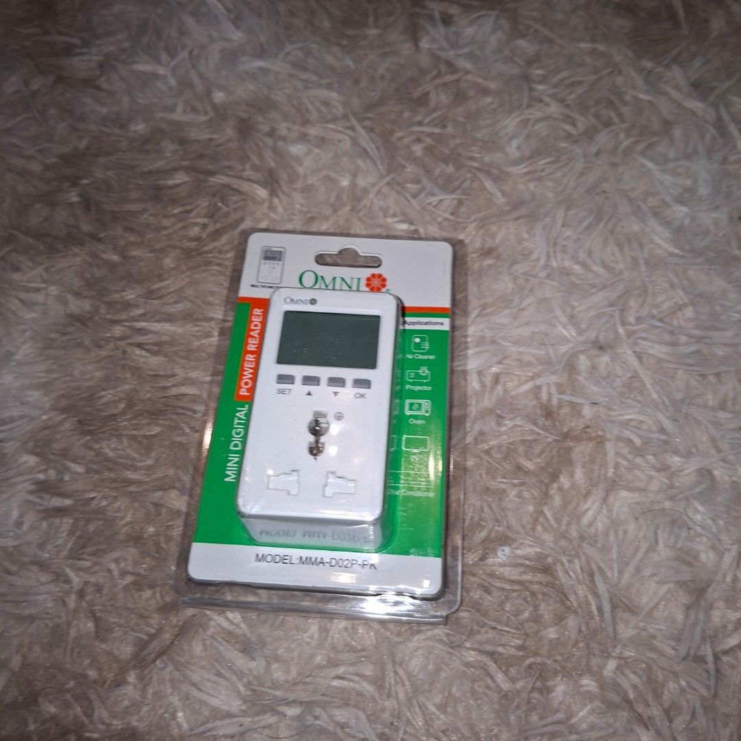 Omni wattage reader watts meter (Category: Craft Supplies & Tools) located in Pasig City. Submitted by fasttech01 (Listing ID 1465580589, Image 3). Description: .