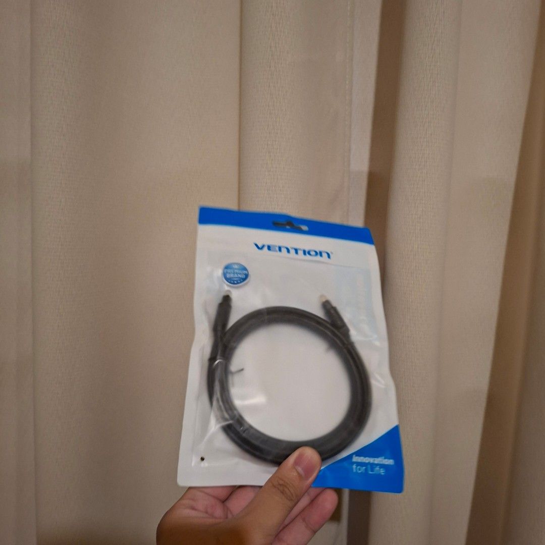 Optical audio fiber cable vention (Category: Craft Supplies & Tools) located in Pasig City. Submitted by fasttech01 (Listing ID 1465580735, Image 2). Description: .