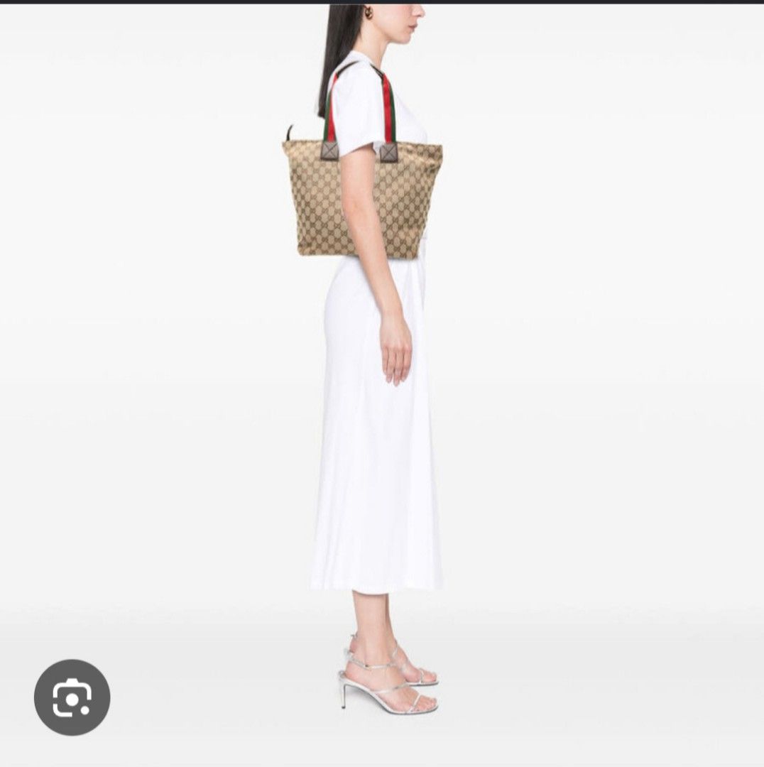 Original gucci monogram shoulder tote bag (Category: Shoulder Bags) located in Binmaley. Submitted by fashionluxury058 (Listing ID 1465685161, Image 3). Description: original gucci monogram shoulder tote bag in very good condition size: medium color brown.