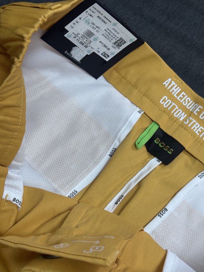 Original HUGO BOSS SHORTS (Category: Luxury Apparel) located in Manila. Submitted by prettystuff1008 (Listing ID 1465645596, Image 1). Description: New Bought at rustan makati Size 34 .