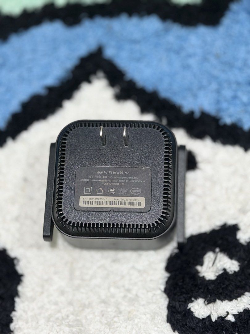 Original Xiaomi Wifi Extender Pro fast network (Category: Networking) located in Manila. Submitted by _declutterprelovezz (Listing ID 1465615476, Image 3). Description: Original Xiaomi Wifi Extender Pro fast network a.