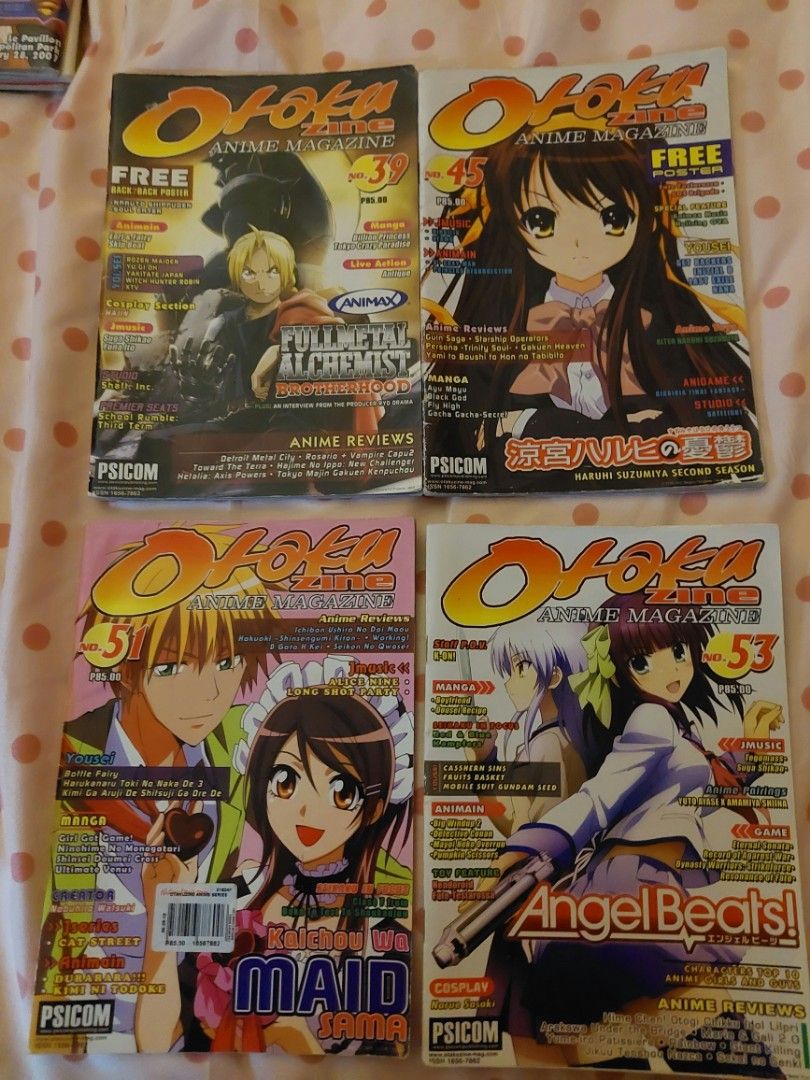 Otakuzine Anime Magazine (Various Issues) (Category: Magazines) located in Bulacan. Submitted by piaattos (Listing ID 1465712969, Image 2). Description: Otakuzine Magazine Various Issues! Php180-250/each MOP: GCASH, MAYA, MARIBANK MOD: J&T, GGX, SDD (NO COD).